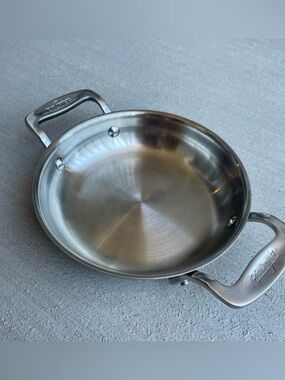 All-Clad Stainless 6” Mini Gratin Pan Tri-Ply Stainless Steel USA